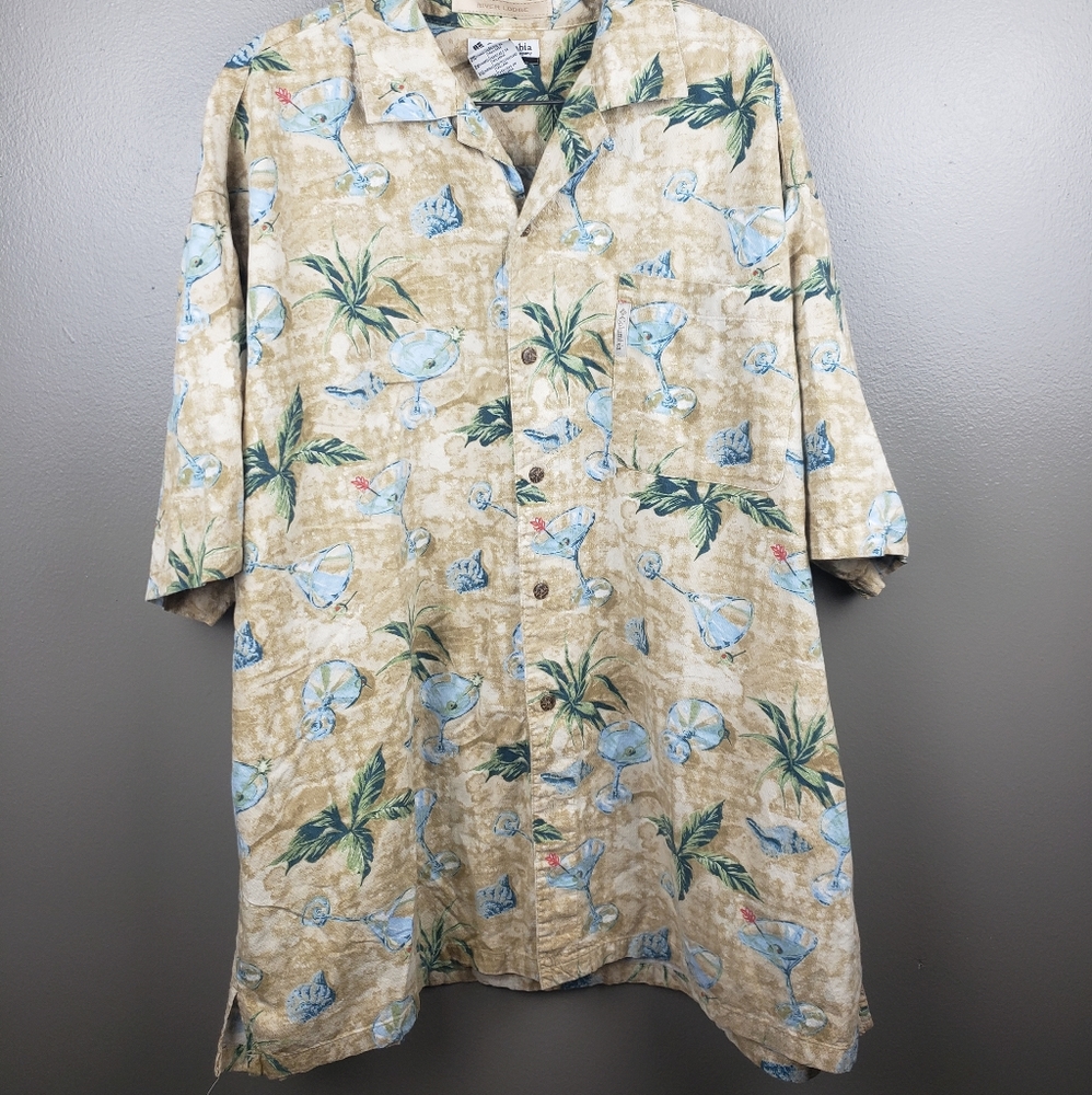 Columbia Mens Martini button up Shirt XXL